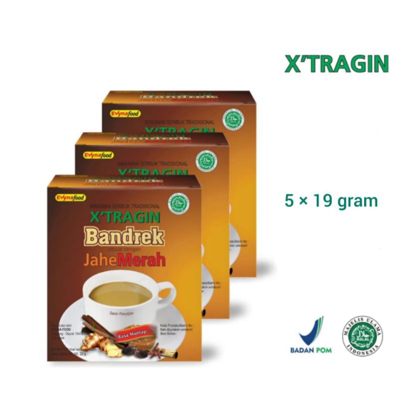 

X'TRAGIN BANDREK JAHE MERAH MINUMAN BUBUK ISI 5 × 19gram