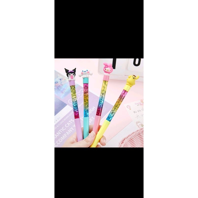 

pen gliter sanrio