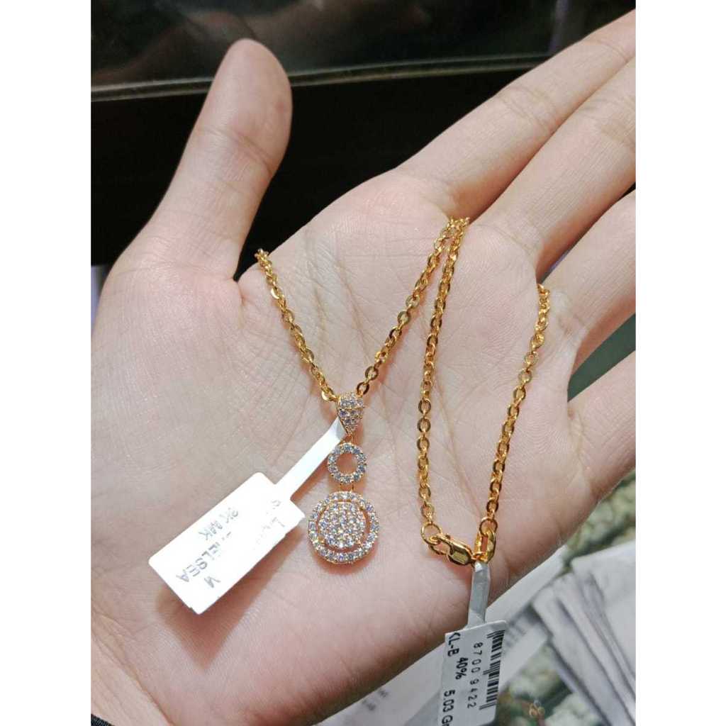 Kalung Liontin Emas 375/420