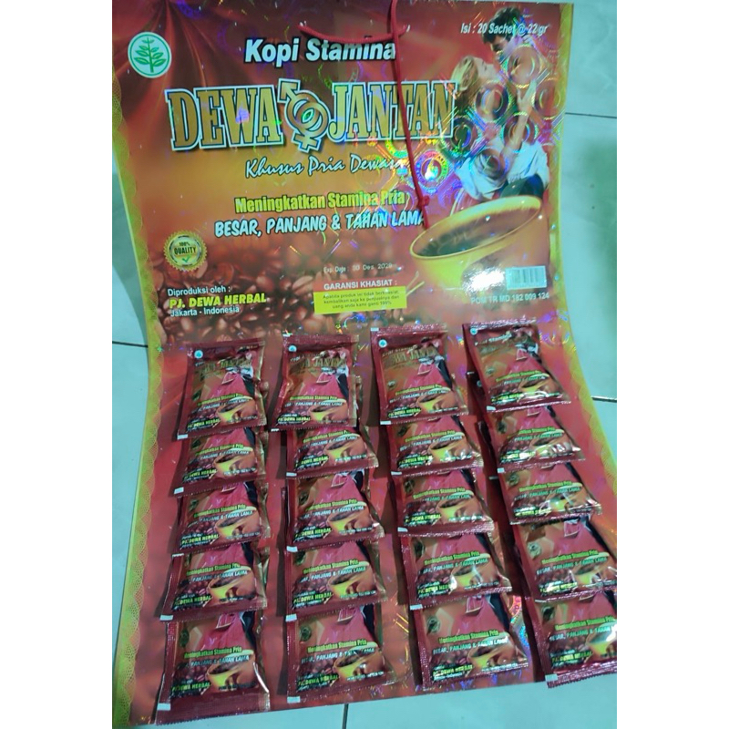 

kopi dewa jantaaan penambah staminaa pria (20sachet)