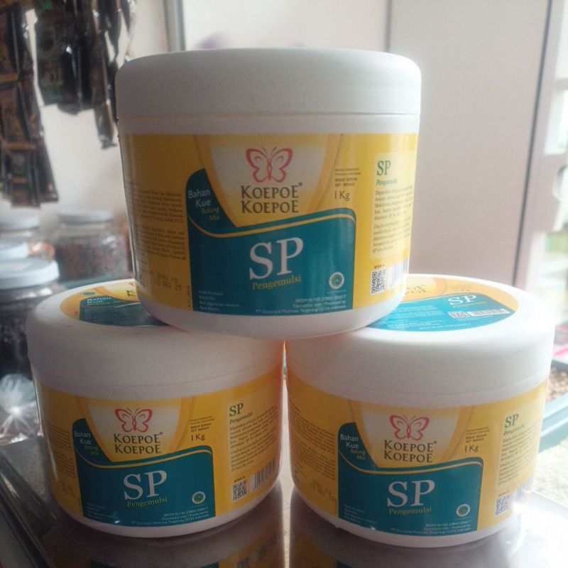 

SP Koepoe-Koepoe 1 kg / Pengemulsi SP / Pelembut Kue / Cake Emulsifier