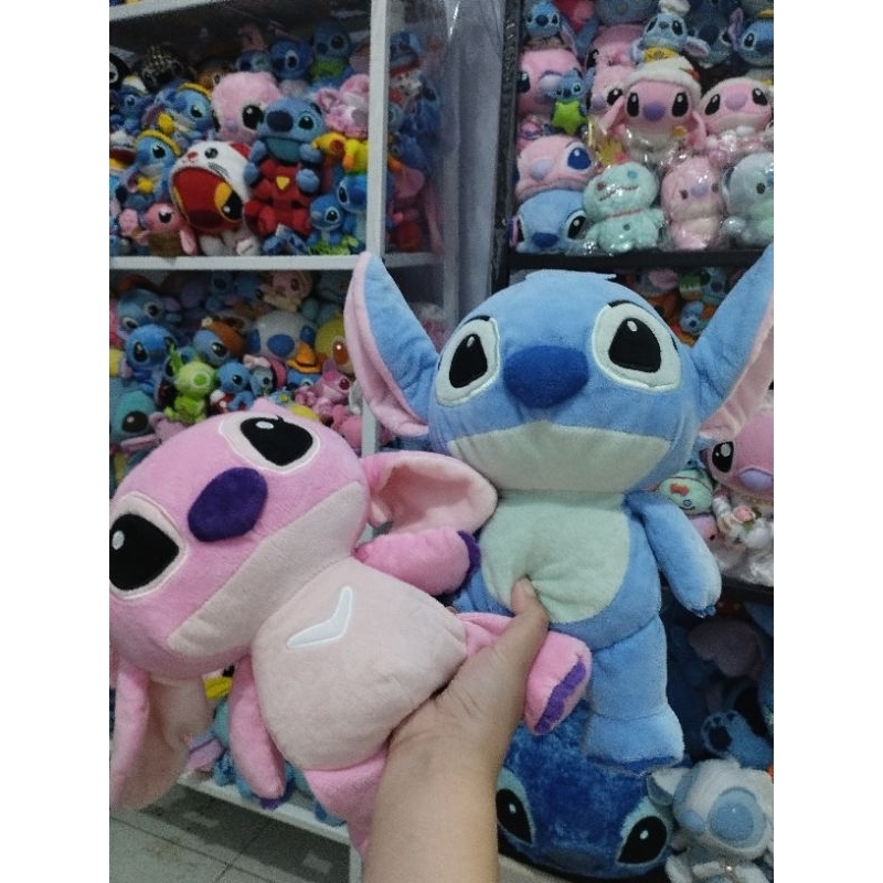 Sepasang boneka stitch dan angel (lilo and stitch)