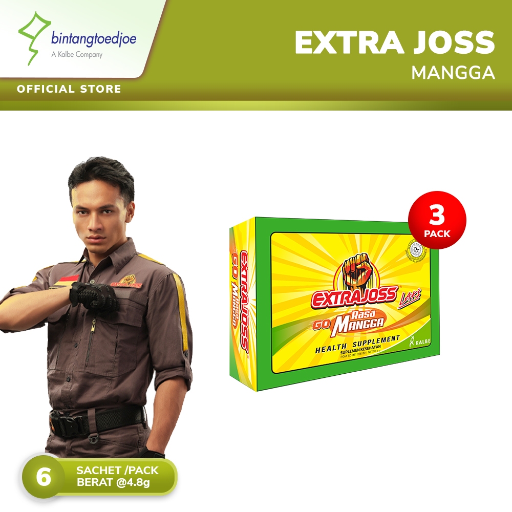 

Extra Joss Laki Mangga 3 Pack (18 Sachet)