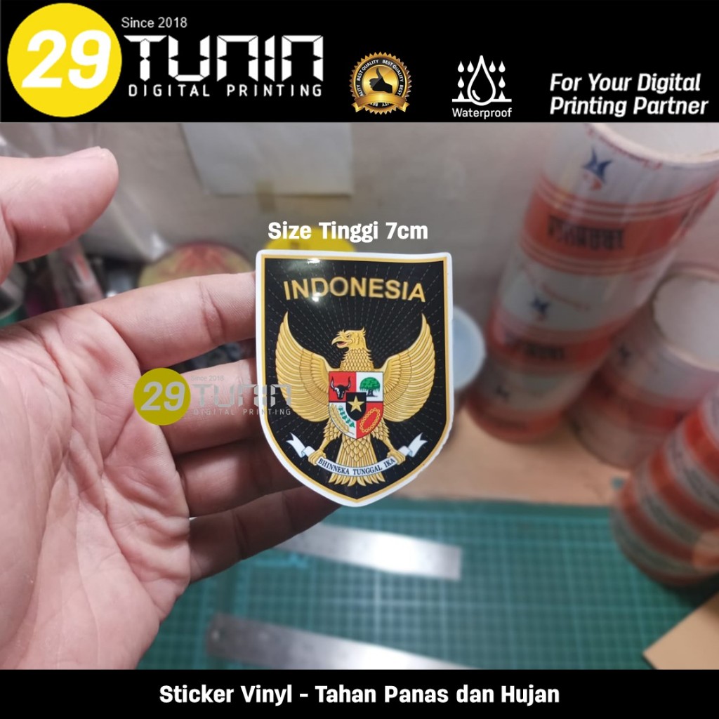 Sticker Vinyl - Garuda Pancasila Logo PSSI