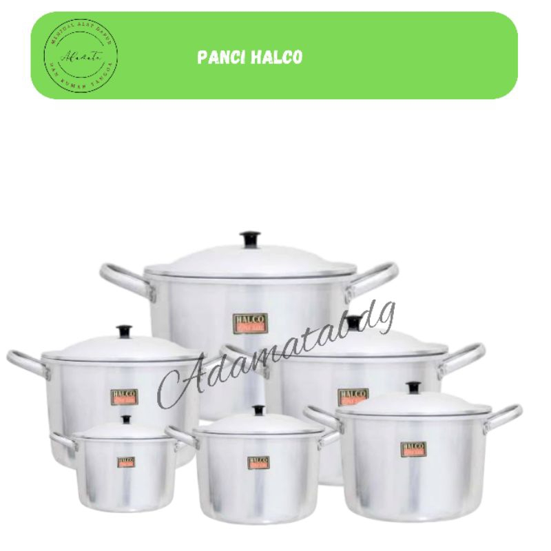 Panci Tinggi 22cm Panci  Aluminium - Halco