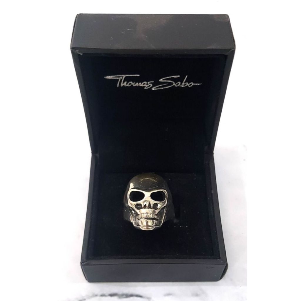 Thomas Sabo Ring Skull 925 Sterling Silver Original