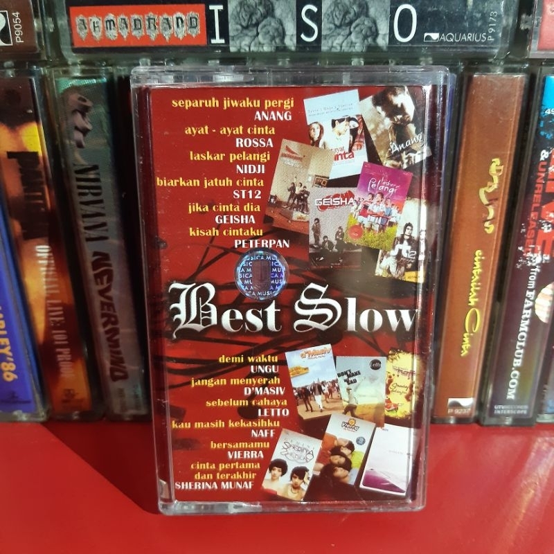 Kaset Pita Best Slow Kompilasi Indonesia Vierra Geisha Peterpan Anang