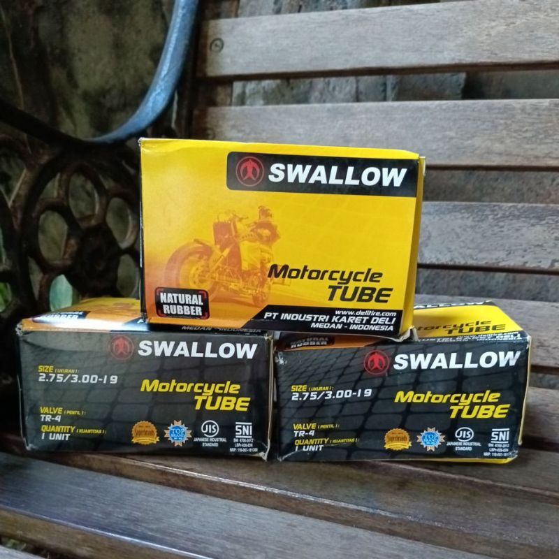 Ban Dalam SWALLOW 275/300-19 Untuk Ban Motor Ukuran (275-19, 70/100-19, 90/90-19, 100/90-19)