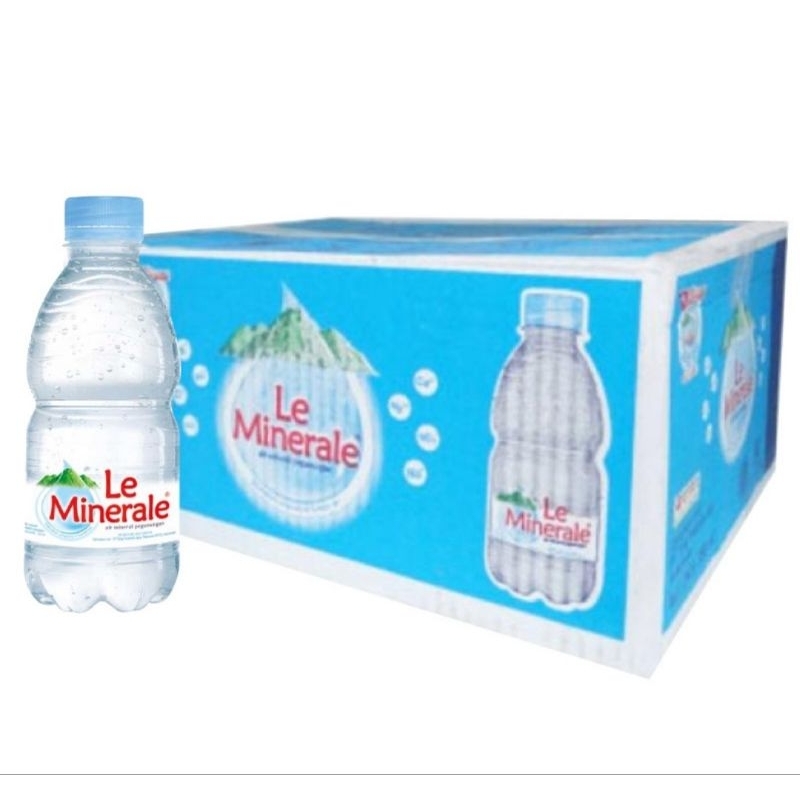 

Le Minerale Air Mineral Kemasan Botol 330ml dan 600ml Ecer dan Karton