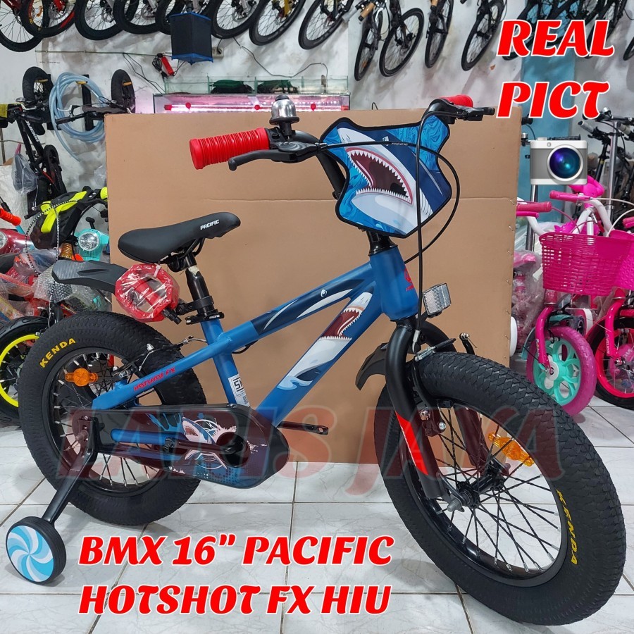 [ BONUS BELL ] SEPEDA ANAK PACIFIC BMX 16 INCH PACIFIC HOTSHOT FX 3.0 SHARK BMX ANAK