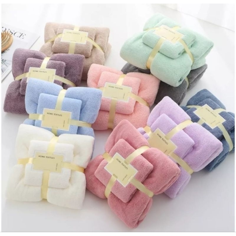 Handuk Mandi Towel Set 2 In 1
