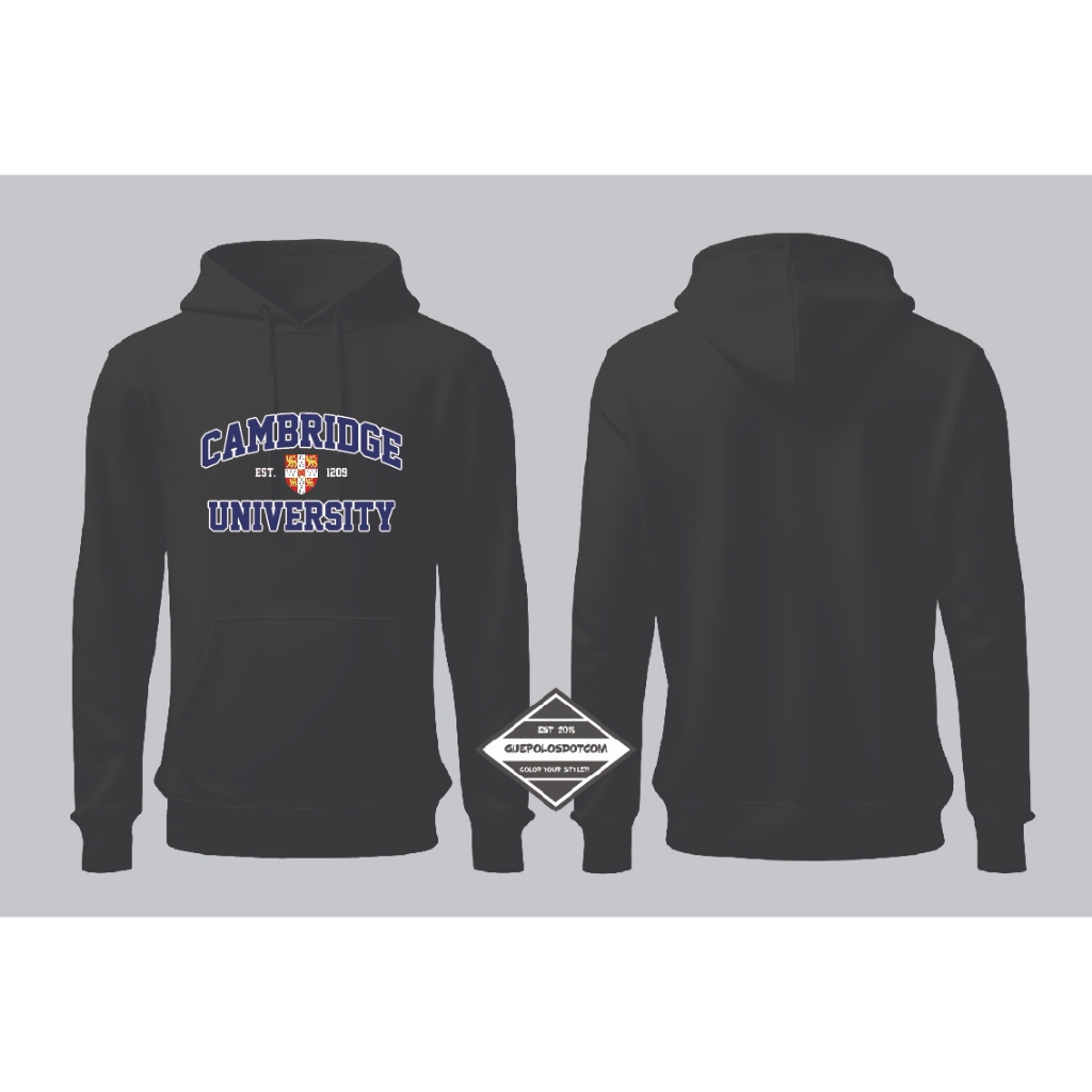 Jaket hoodie UNIVERSITY CAMBRIDGE - Sweater Hoodie Jaket UNIVERSITY CAMBRIDGE