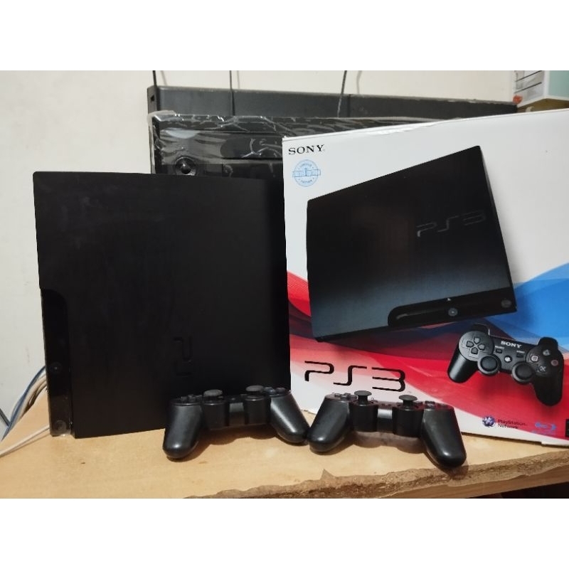 PS3 SLIM SEGEL VOID, HDD 500GB, FULL GAMES, STICK 2PCS BISA REQUEST GAME GARANSI FULL 1 BULAN