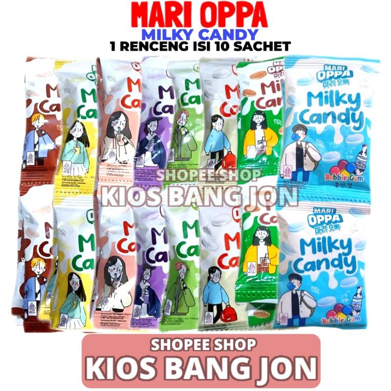 

Permen Mari Oppa 1 Renceng Isi 10 Sachet