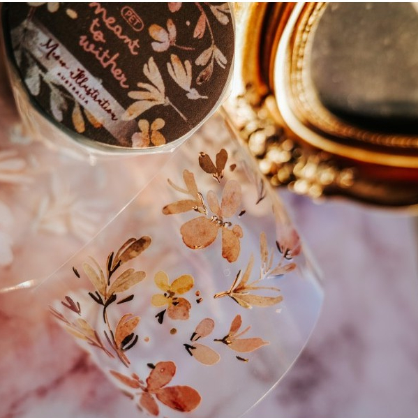 

Meow Illustration Meant To Wither PET Tape Sticker Sample