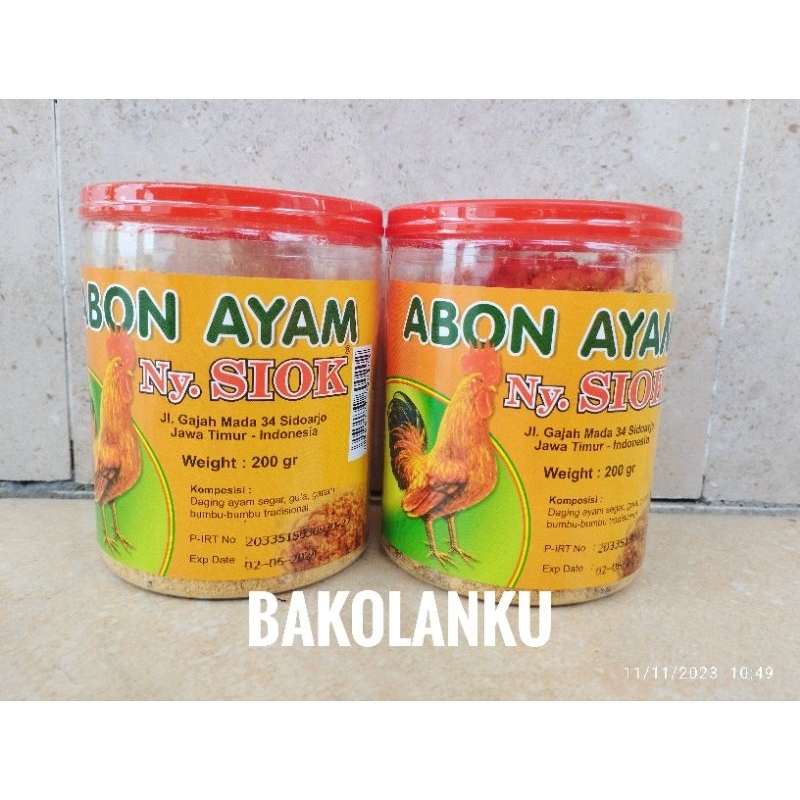 

Abon Ayam Ny Siok 200g