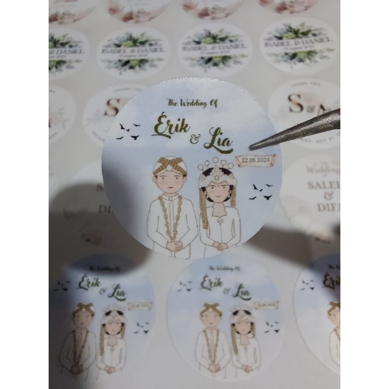 

STIKER LABEL WEDDING SOUVERNIR PERNIKAHAN