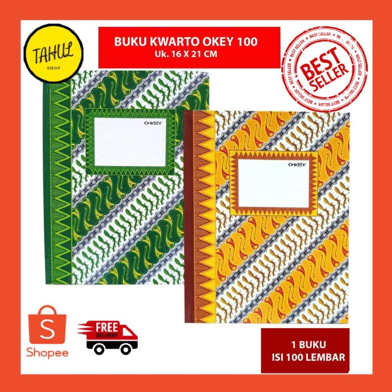 

Buku Hard Cover Kwarto isi 100 Lembar Glossy (Uk. 16 x 21 cm) OKEY Buku kulit tebal