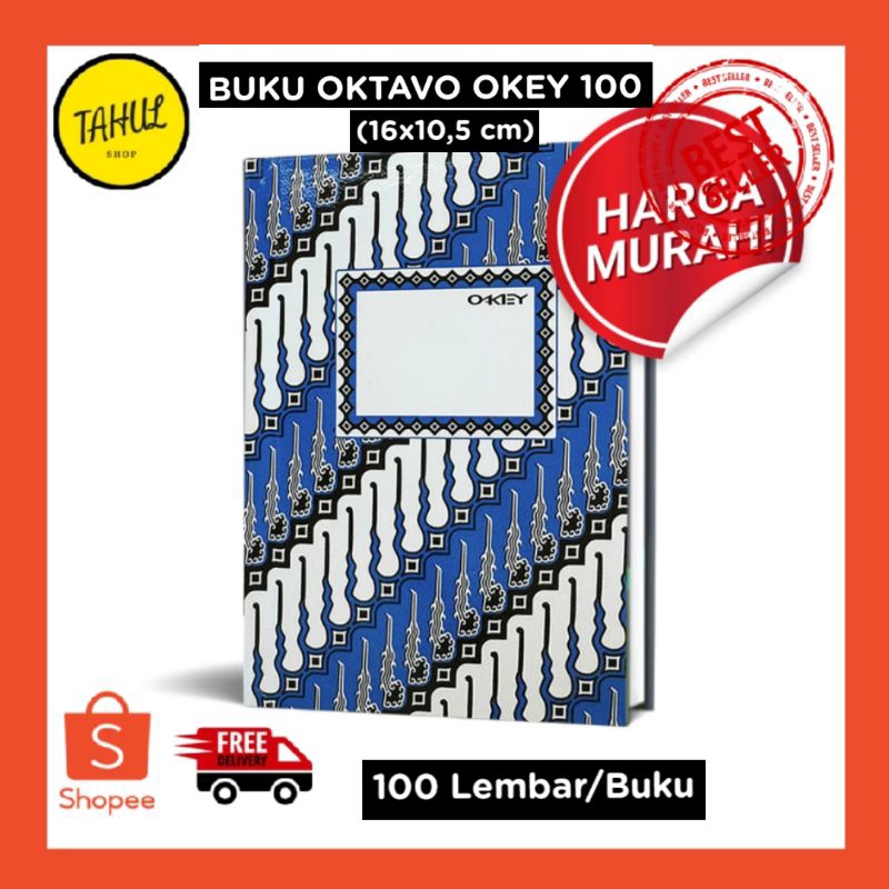 

Buku Hard Cover Oktavo / A6 isi 100 Lembar Glossy (Uk. 10,5 x 16 cm) OKEY Buku Kulit Tebal