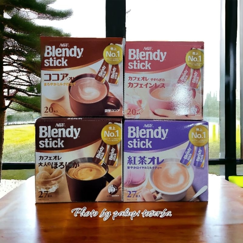 

minuman blendy stick cafe au lait/ expresso/ matcha latte original jepang