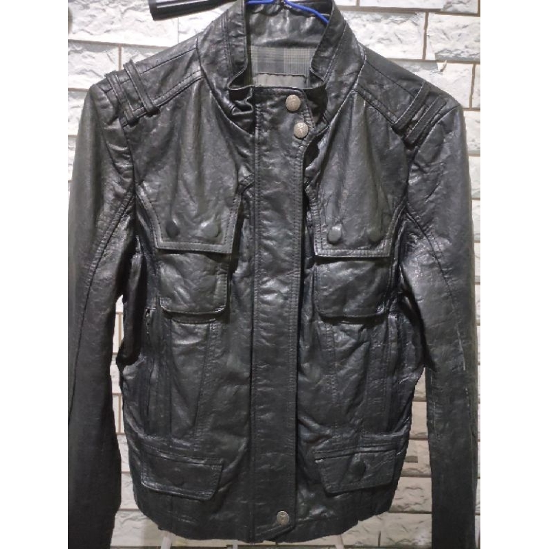 Jaket Kulit Casual Trucker Import Korea Untuk Remaja