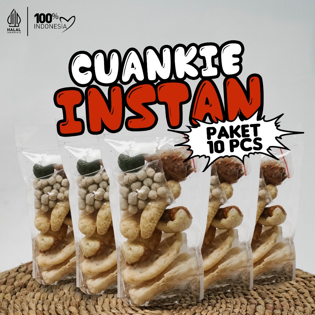 Paket bundling baso aci kuah instan isi bumbu cikruh murah - ( BASO ACI OCI CUANKI 10PCS)