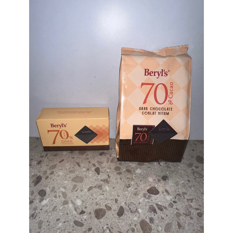 

beryls 70% dan 99% dark chocolate