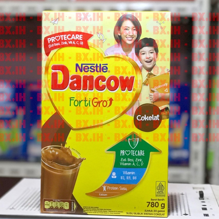 

Dancow Fortigro Full Cream Cokelat Instant 780g - Expired Date 100% Aman