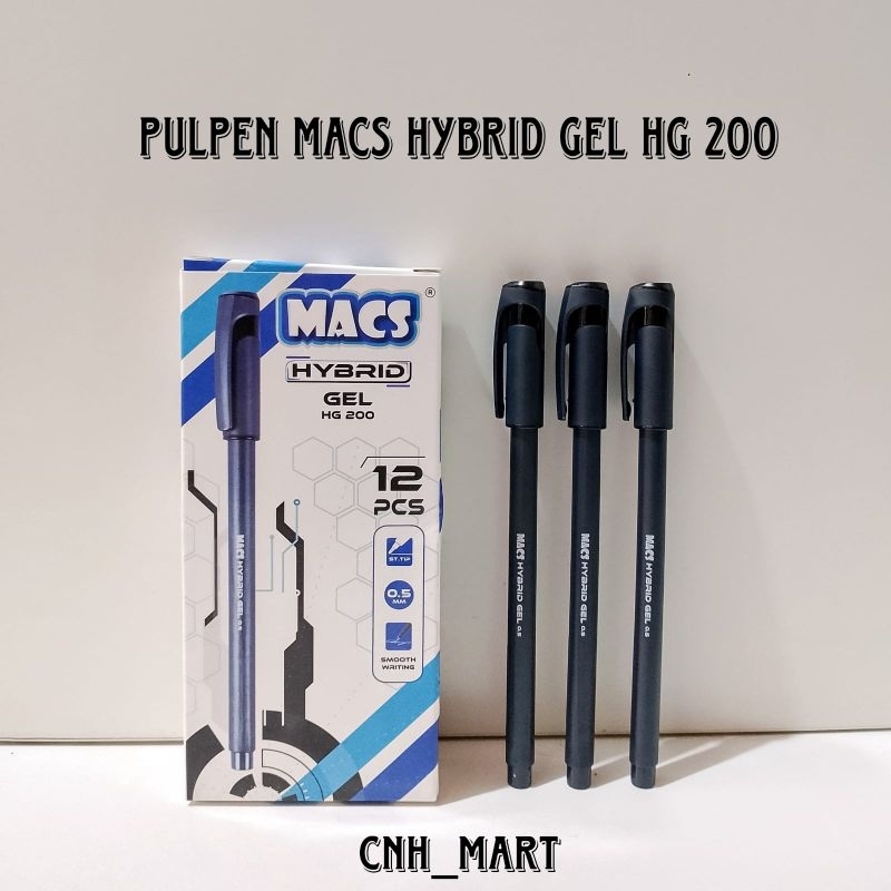 

Balpen Hybrid HG 200 MACS - Pena Tinta Hybrid Sangat Enak Buat DiPake - Harga 12 Pcs