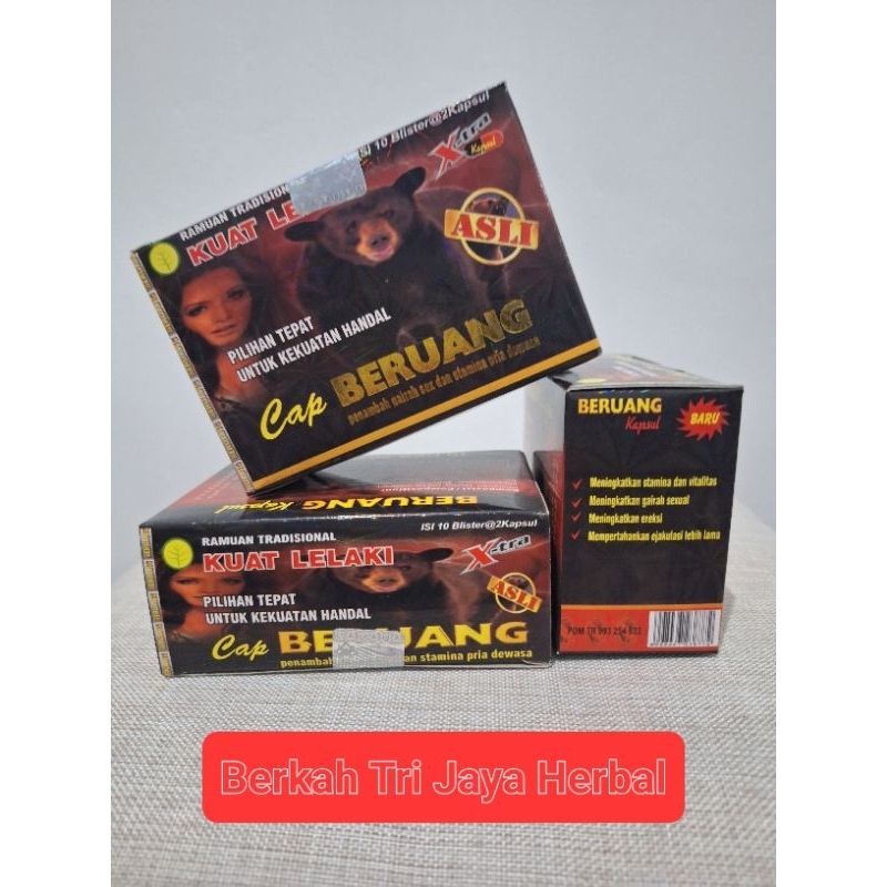 KAPSUL cap BERUANG HITAM