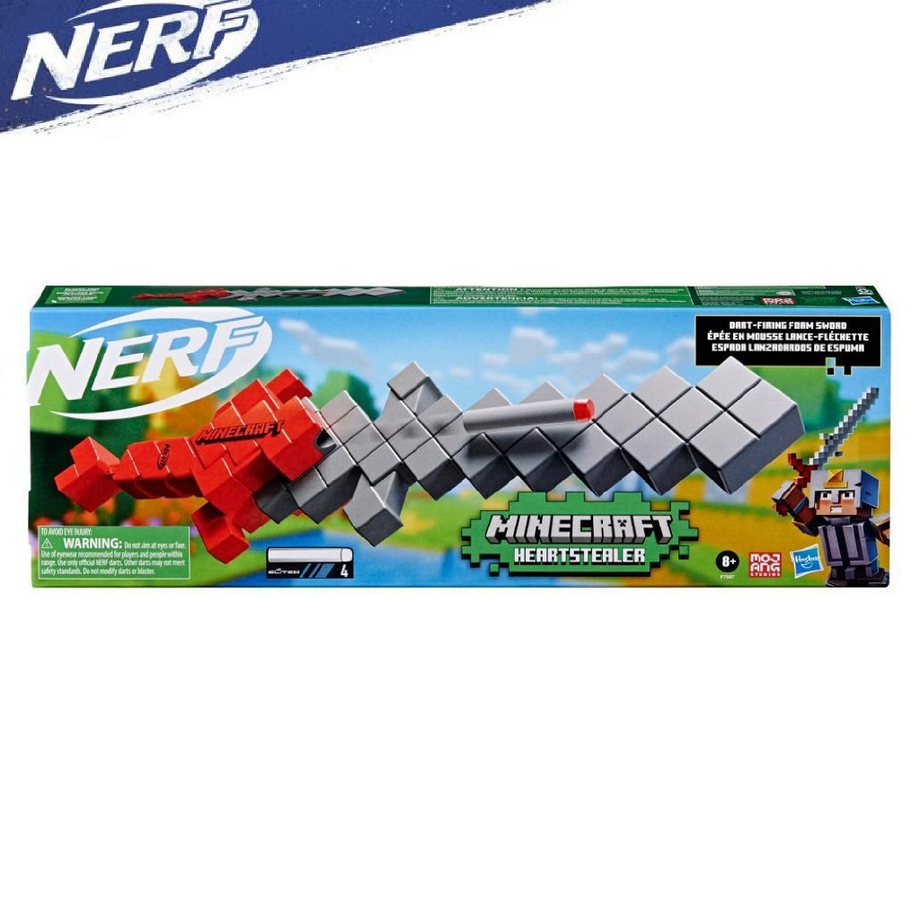 NERF Minecraft Dungeons Heartstealer Dart-Firing Sword NRRF7597