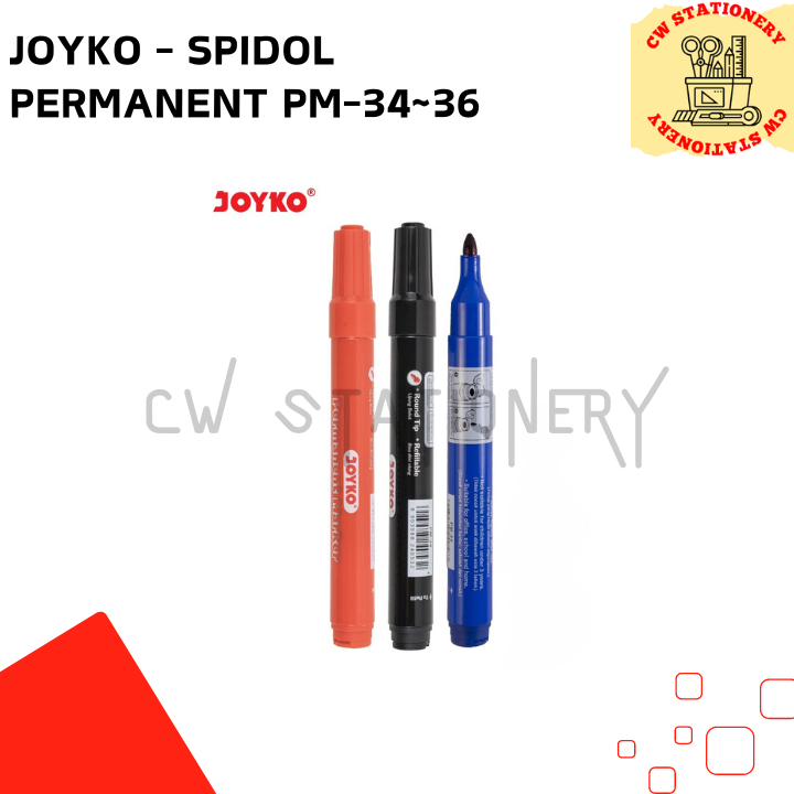 

Joyko - Spidol Permanen / Permanent Marker PM-34~36