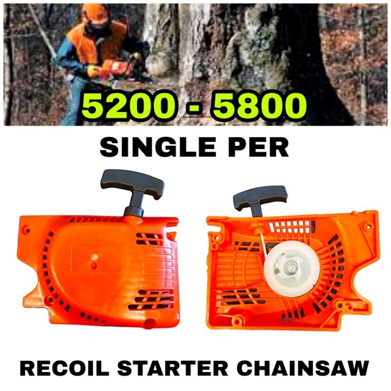 Recoil Starter Kap Engkol Alit Chainsaw Kecil Mini Tipe 5200 5800 588 568 Single Per Starter