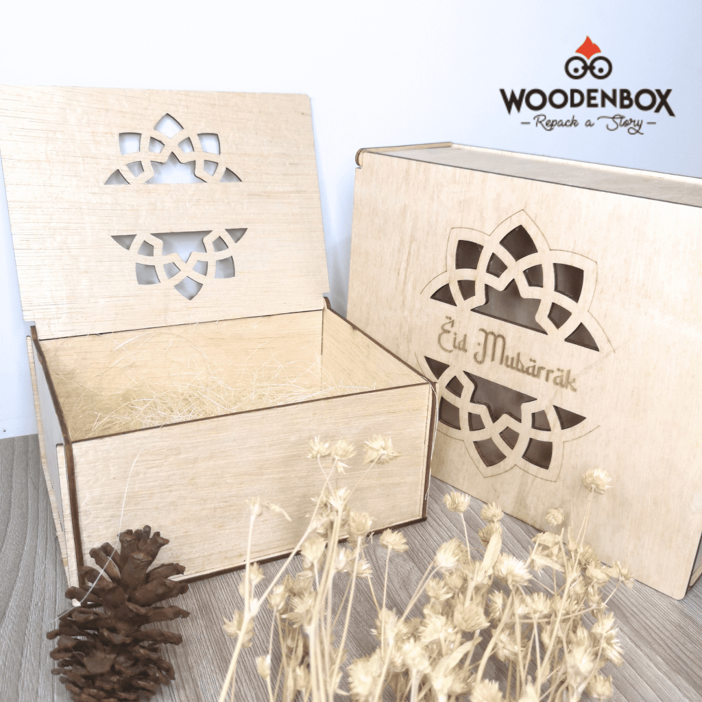 

Box Hampers Kayu Premium bisa Custom