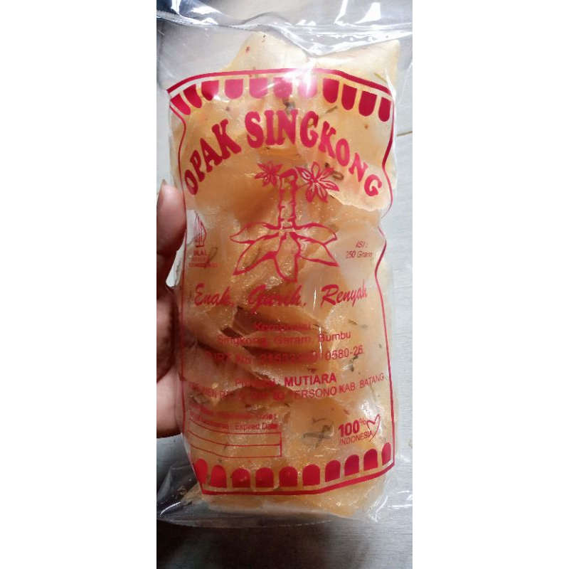 

Emping/Opak Singkong Bumbu Siap Goreng Enak, Renyah dan Gurih