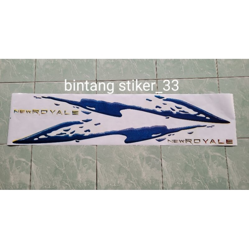 sticker stiker list body isuzu  panther new royal/stiker panhter new royal