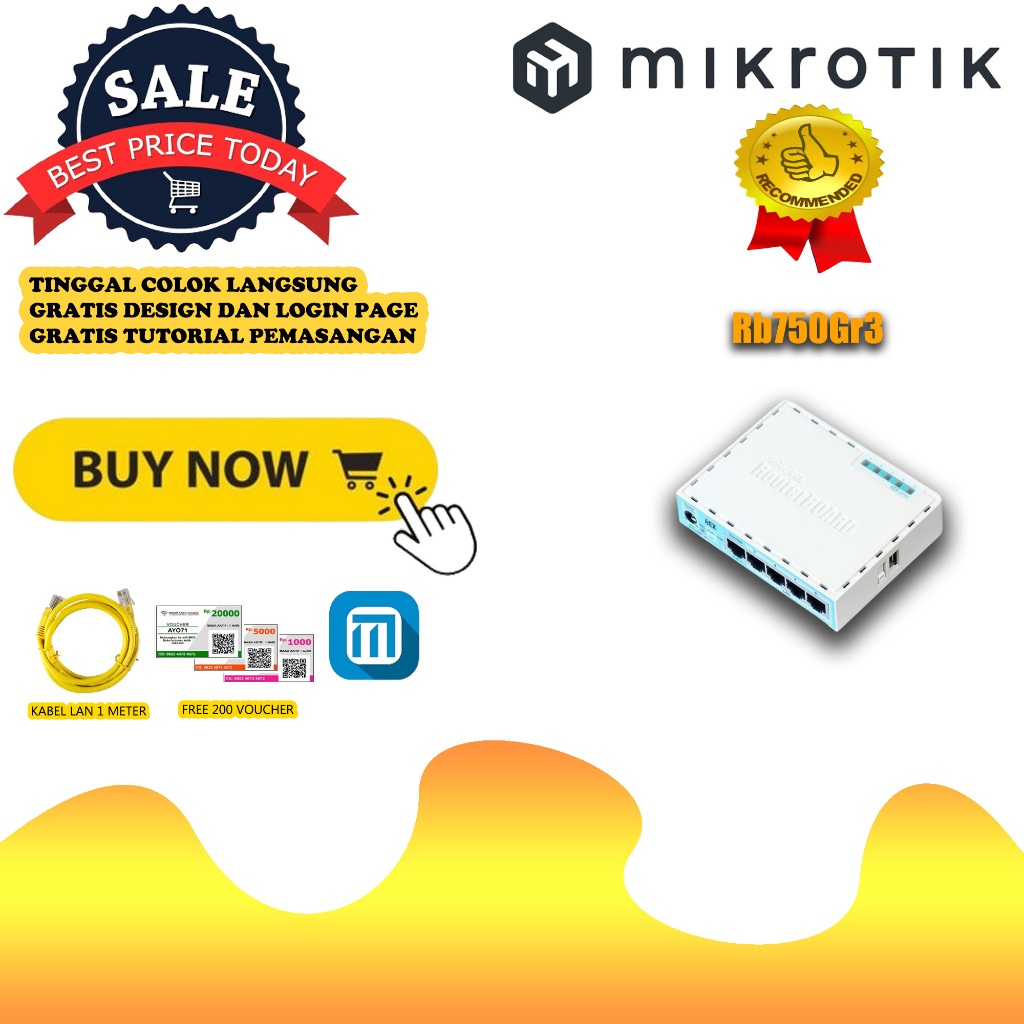 Usaha Voucher Mikrotik Rb750Gr3 Full Setting