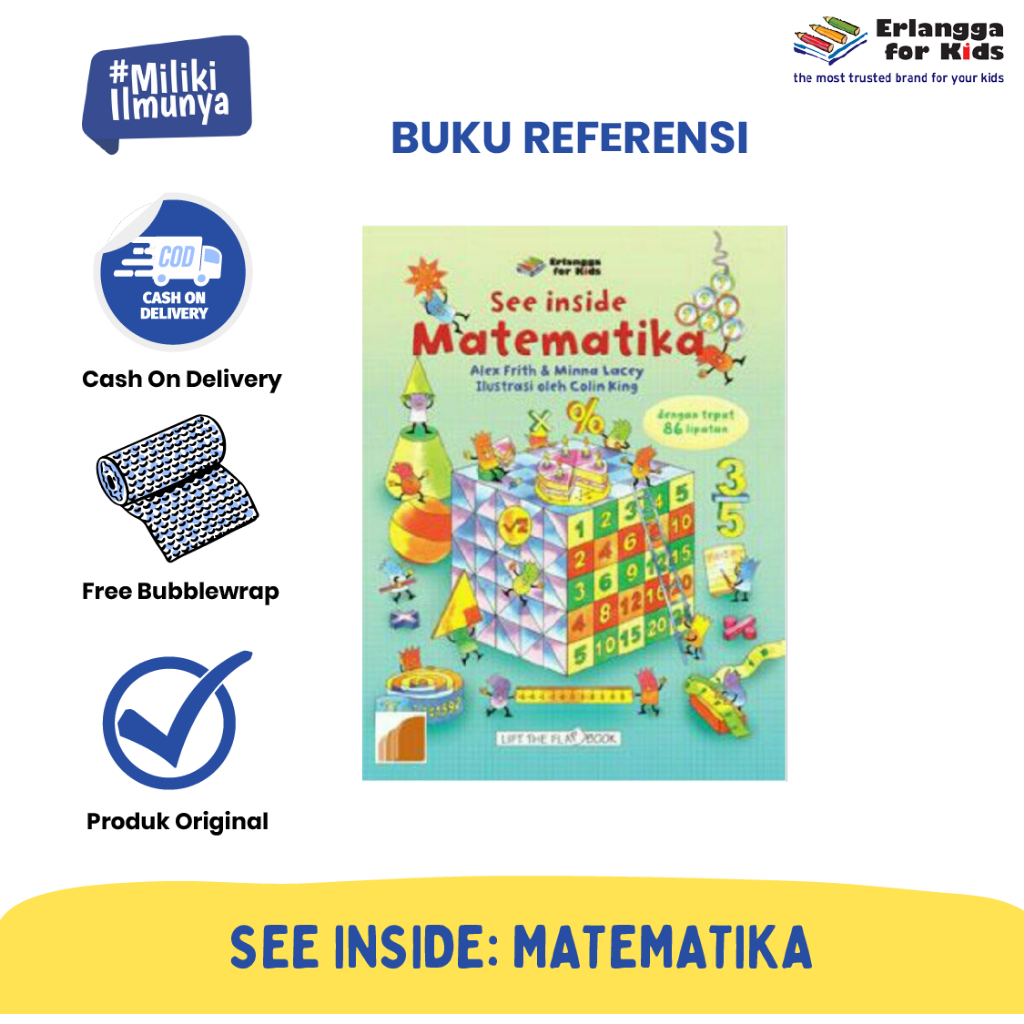 [Erlangga] Buku Referensi Anak: See Inside - Matematika