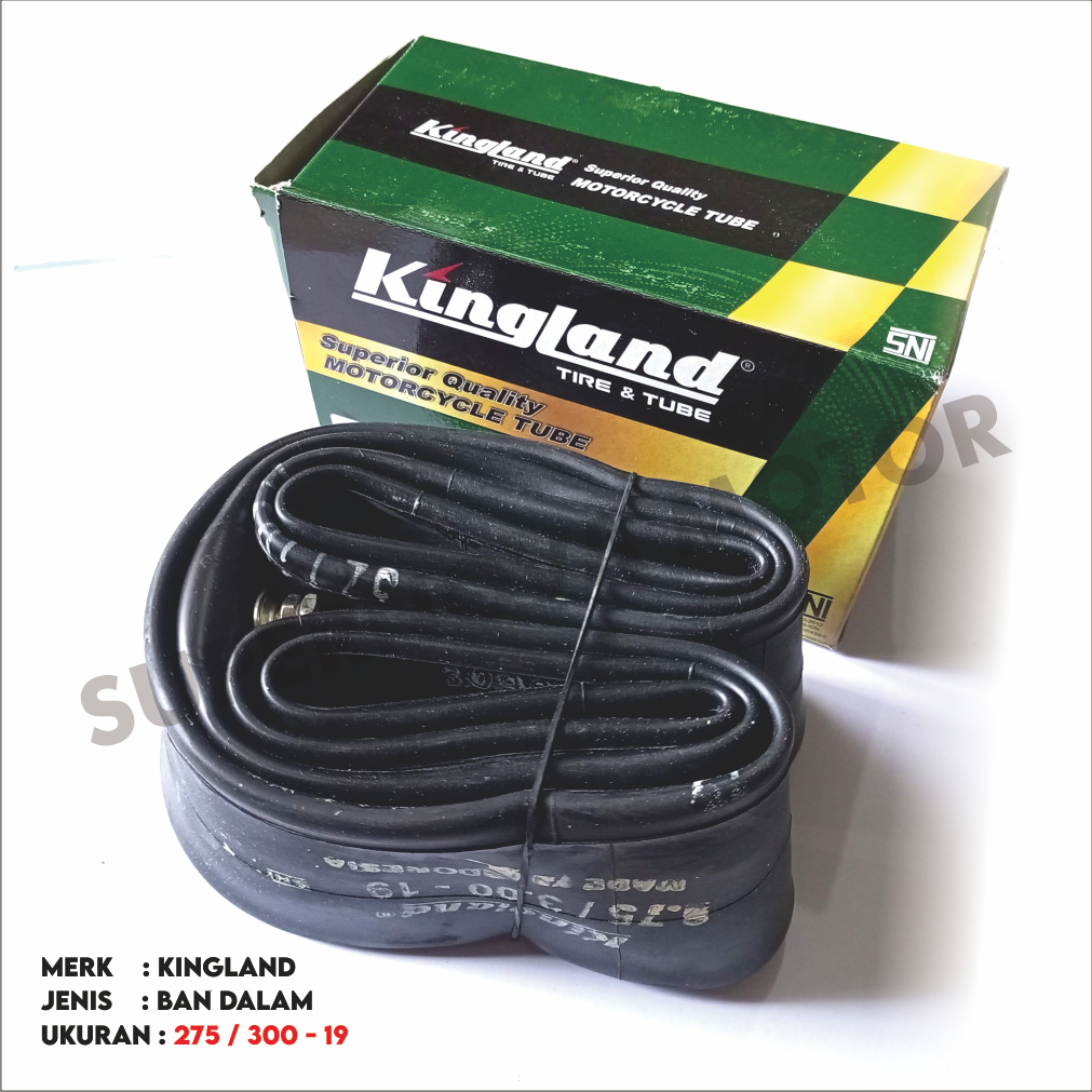 BAN DALAM KINGLAND 275/300 - 19 BAN DALAM MOTOR RING 19 TRAIL MERK KINGLAND
