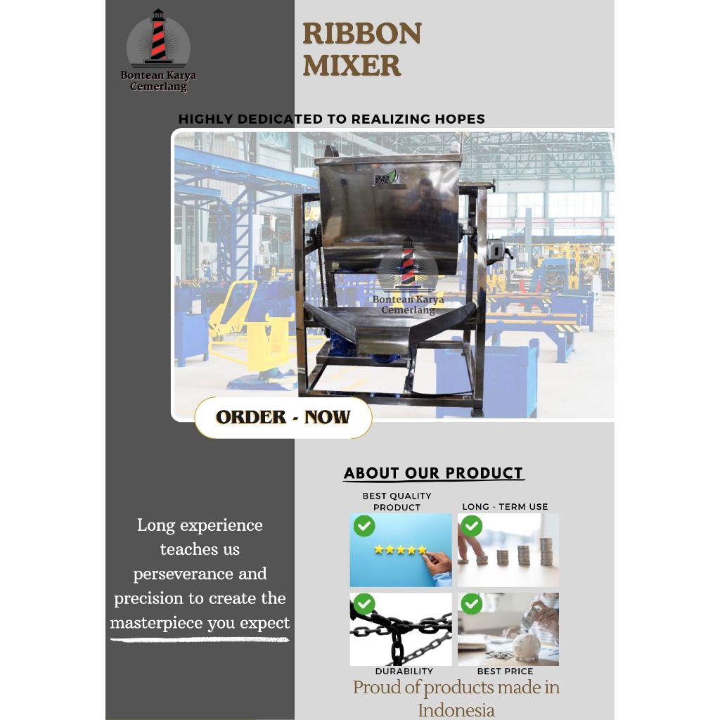 Mixer Stainless Food Grade - Mixer Adonan Kapasitas Besar