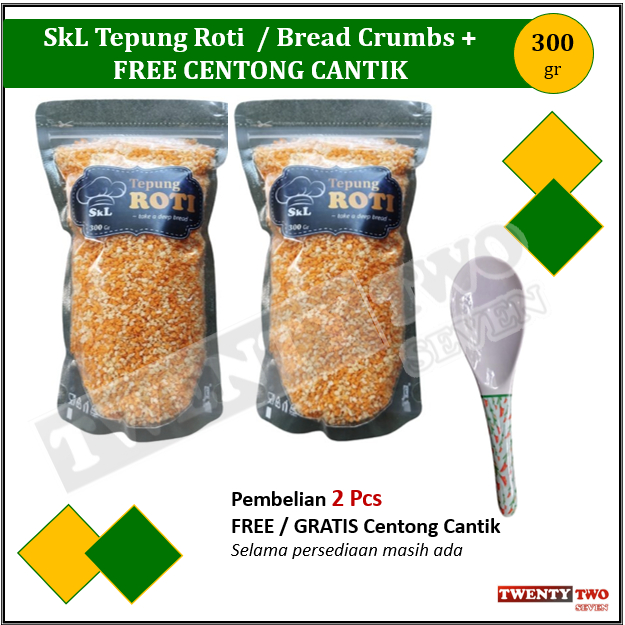

Tepung Roti / Tepung Panir / bread crumbs SkL 300 Gr gram
