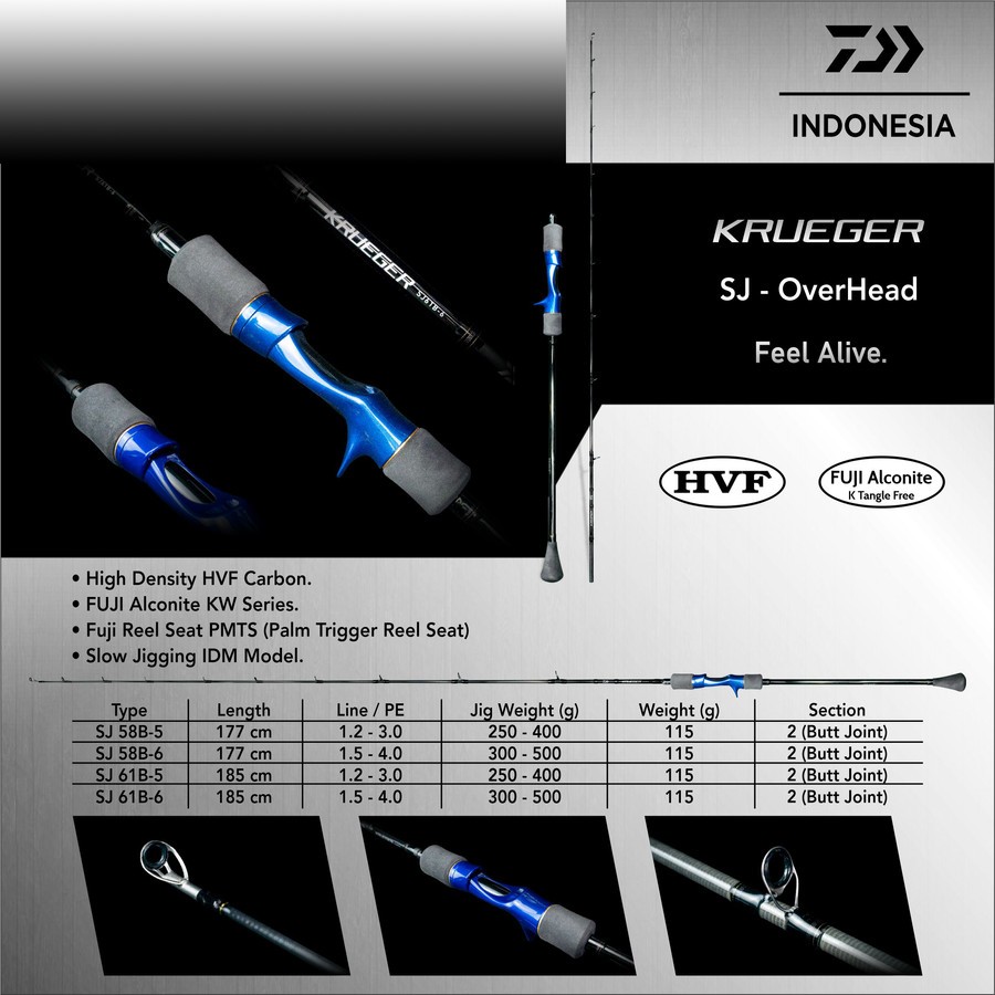 JORAN PANCING / ROD DAIWA KRUEGER SJ OVERHEAD