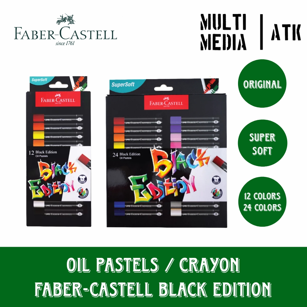 

FABER-CASTELL BLACK EDITION OIL PASTEL SERIES / CRAYON FABER CASTELL EDISI COVER HITAM