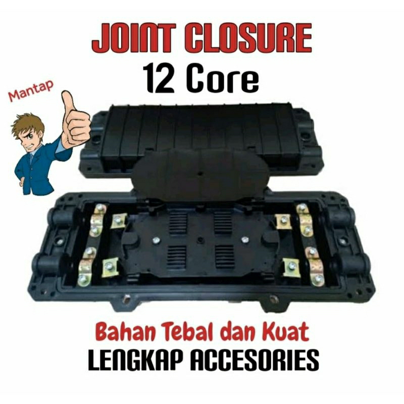 Joint Closure Mini Fiber Optic 12-24 Core