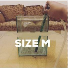 Alat Selang Sipon Sifon Air Aquarium Ikan Cupang & Ikan Lainnya Size M