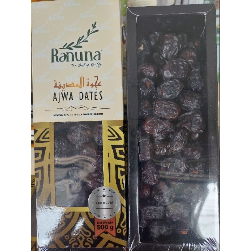 Kurma Ajwa Kaleng Royal Dessert/ Kurma nabi / Kurma Ajwa Original 1kg