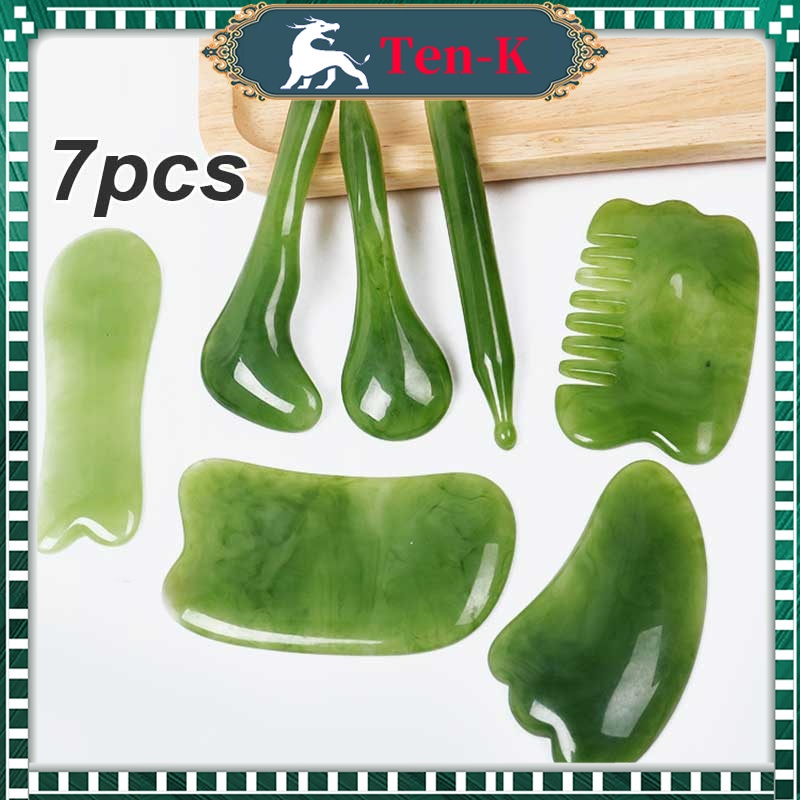 Gua Sha Board/Gua Sha Jade/Gua Sha Jade Roller/Alat Pijat Wajah