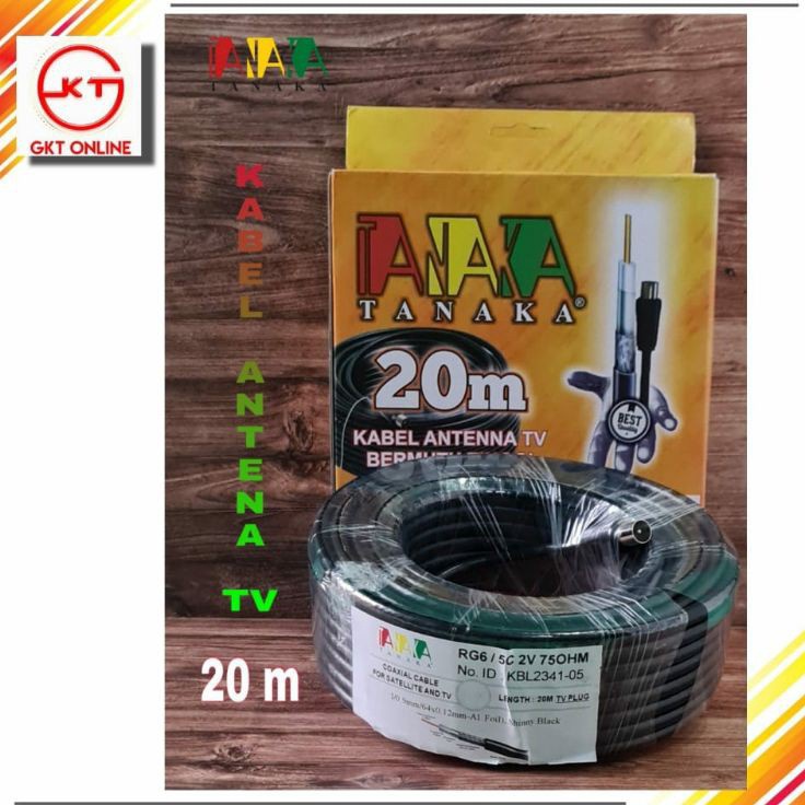 Grosir ARY Kabel Antena TV 2 Meter Tanaka  Kabel Antena 2 m  T