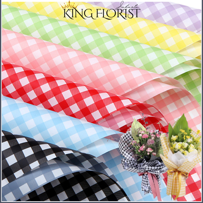 

20 LEMBAR Flower Wrapping Motif Kotak Celephone Kertas Bunga Waterproof 6003 6012
