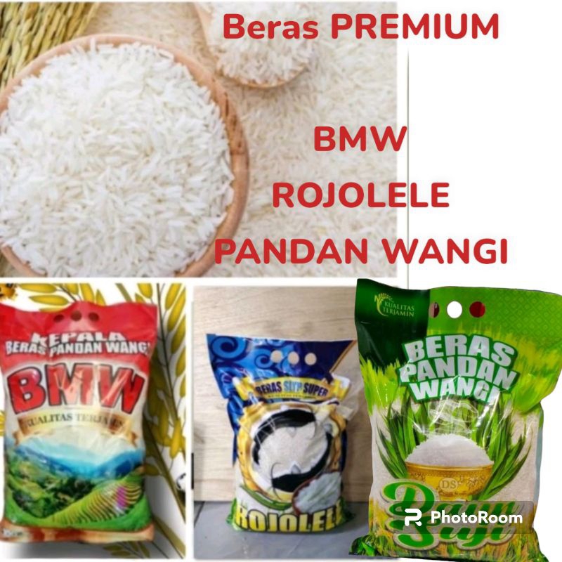 

BERAS BMW SUJI ROJOLELE PULEN ENAK SEHAT KUALITAS PREMIUM TERLARIS TERMURAH